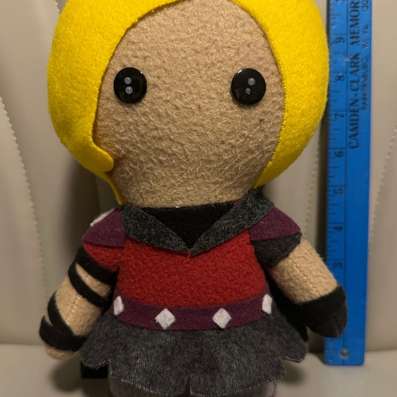 Handmade Amphibia Sasha Waybright Part of Calamity Trio Felt Plush doll 11 in - Picture 3 of 3